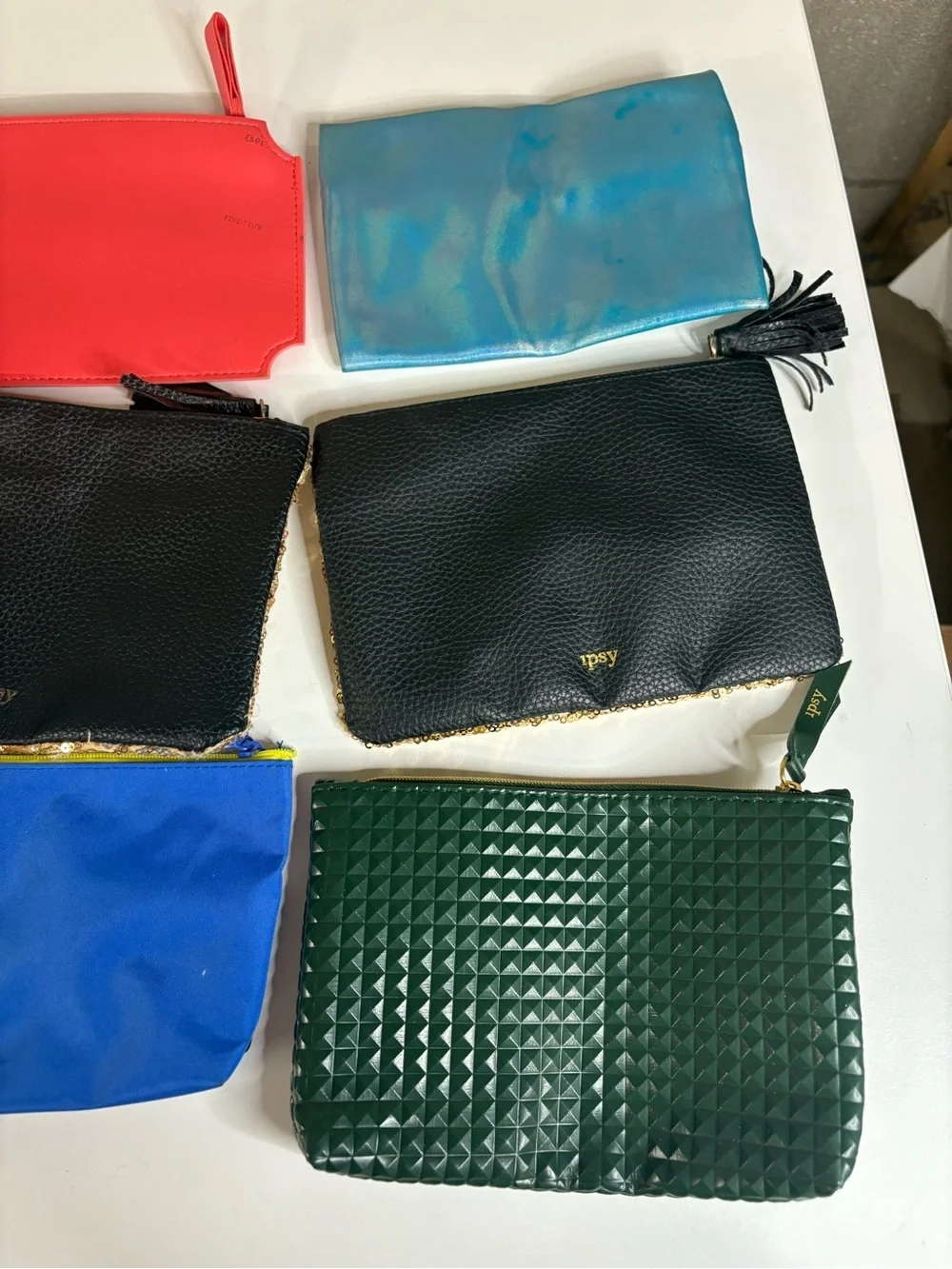 Lot Bundle IPSY Make-Up Bags Y2K Colorful
